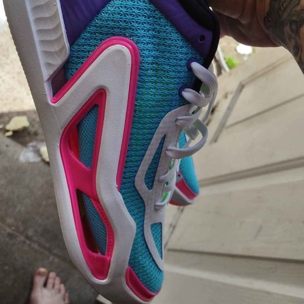 Jordan Athletic Shoes - Blue, Pink, Purple